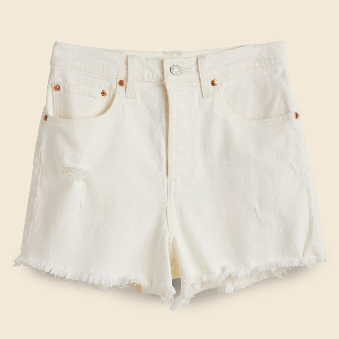 Levis Premium Ribcage Short - Mother of Pearl