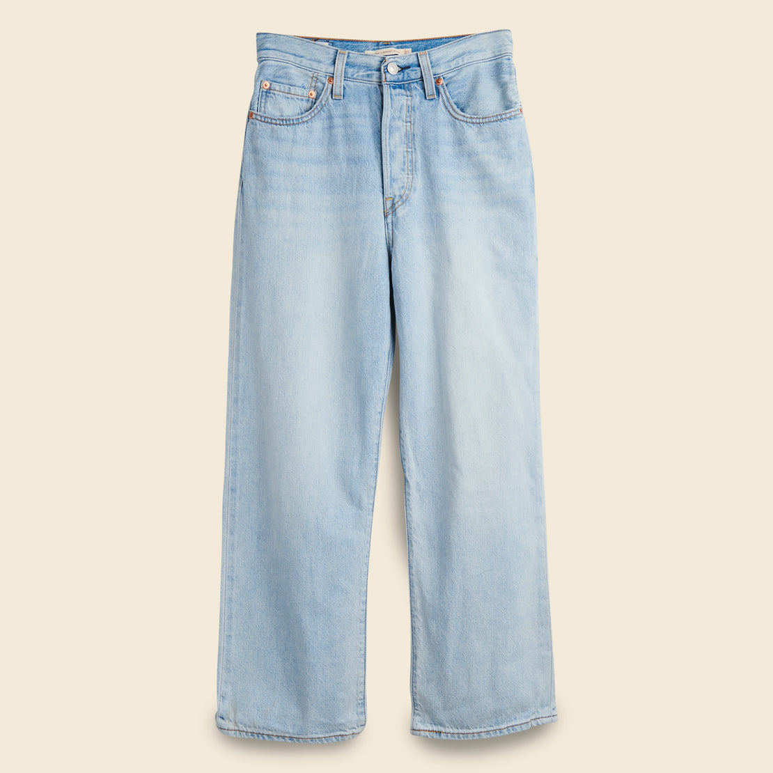 Levis Premium Ribcage Straight Ankle Jean - Middle Road