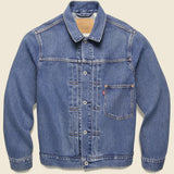Type 1 Trucker Jacket - Railroad Stripe - Levis Premium - STAG Provisions - Outerwear - Coat / Jacket