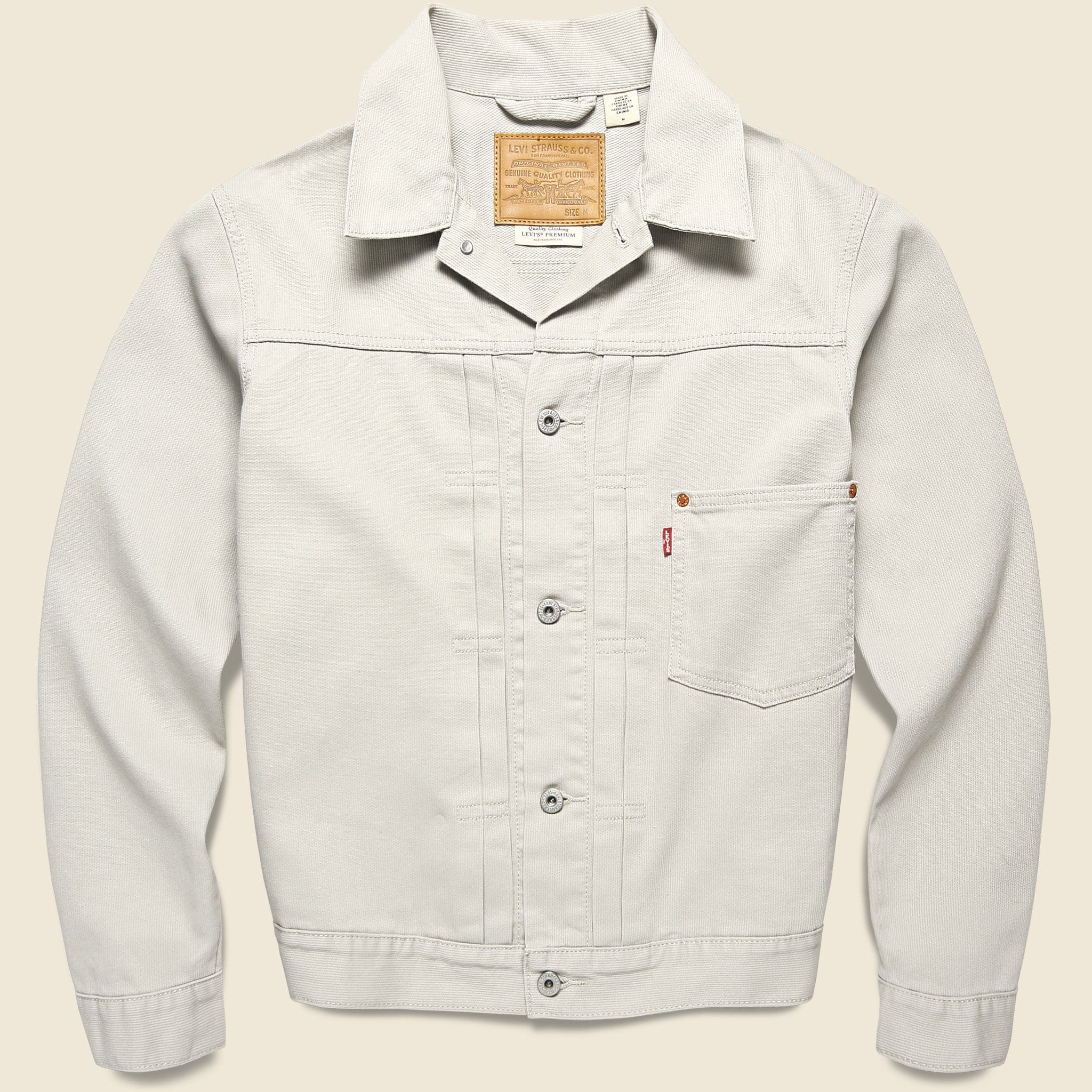 Type 1 Trucker Jacket - Brown Rinse - Levis Premium - STAG Provisions - Outerwear - Coat / Jacket