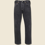 501 Straight Jean - Worn in Black - Levis Premium - STAG Provisions - Pants - Denim