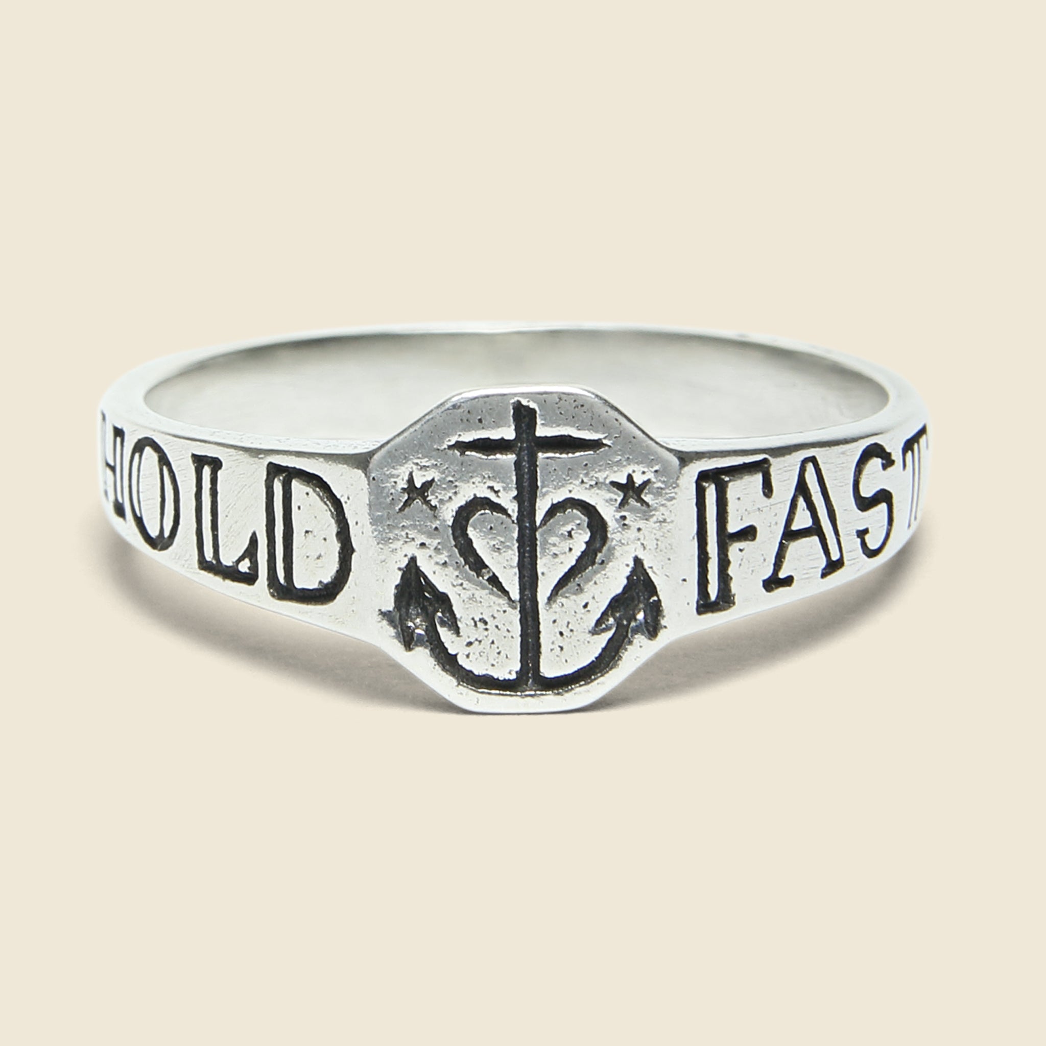 
                          Hold Fast Anchor Ring - Sterling Silver - LHN Jewelry - STAG Provisions - Accessories - Rings
                        