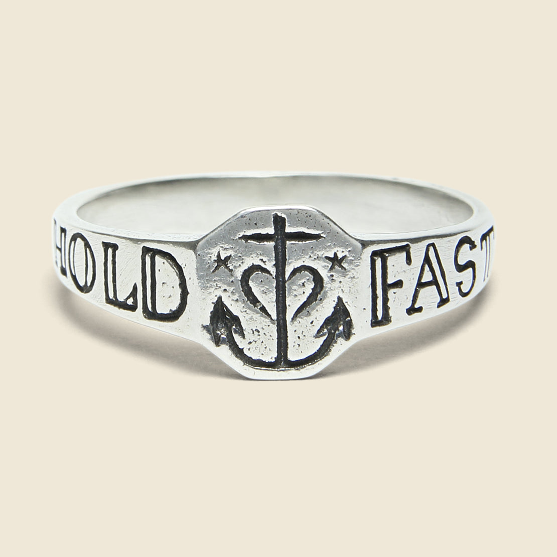 Hold Fast Anchor Ring - Sterling Silver - LHN Jewelry - STAG Provisions - Accessories - Rings