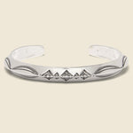 Geo Triangle Stamp Cuff VII - Sterling Silver - LHN Jewelry - STAG Provisions - Accessories - Cuffs