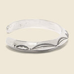 Geo Triangle Stamp Cuff VII - Sterling Silver - LHN Jewelry - STAG Provisions - Accessories - Cuffs