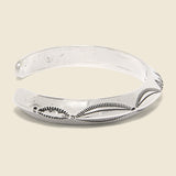 Geo Triangle Stamp Cuff VII - Sterling Silver - LHN Jewelry - STAG Provisions - Accessories - Cuffs