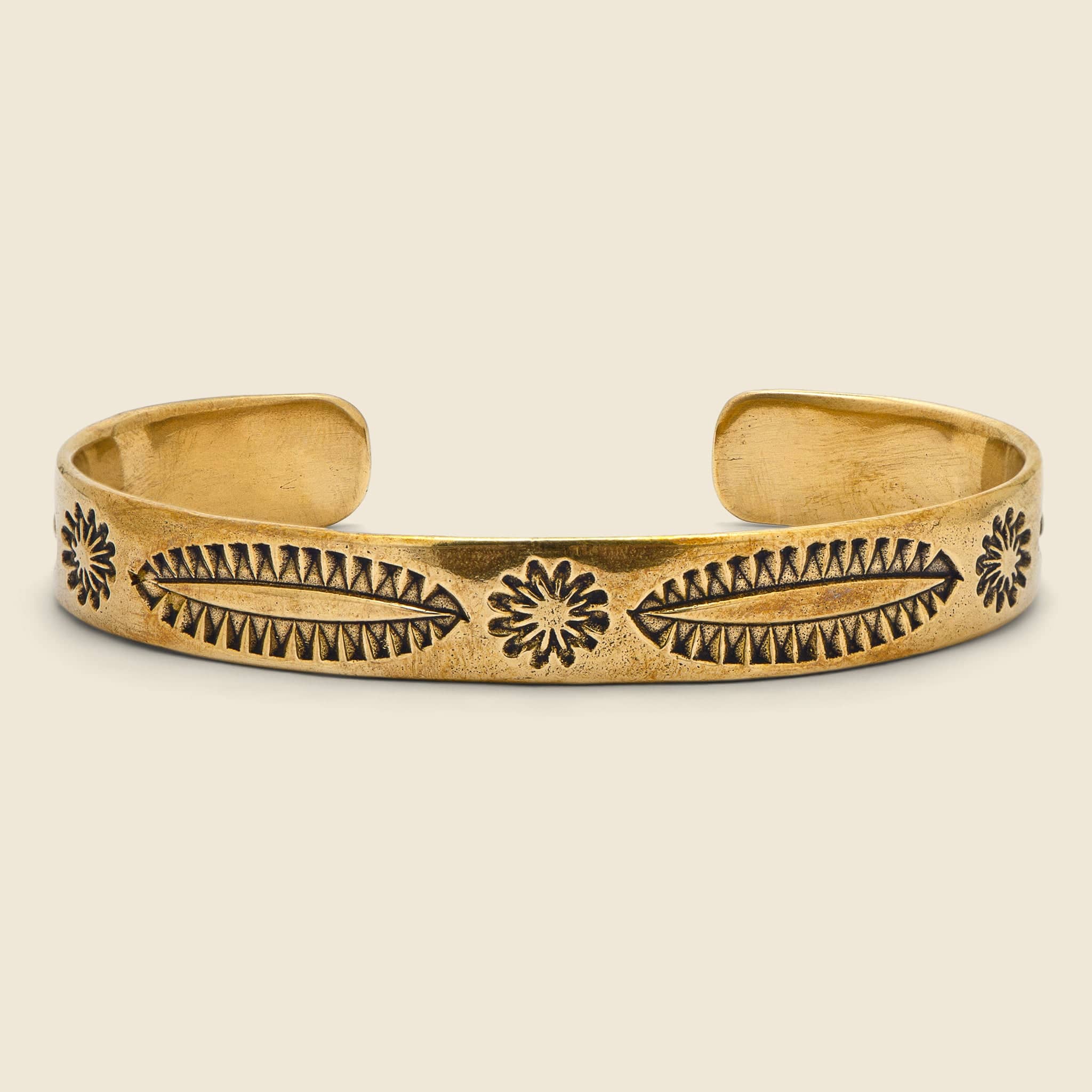 Santa Fe Cuff - Brass - LHN Jewelry - STAG Provisions - Accessories - Cuffs