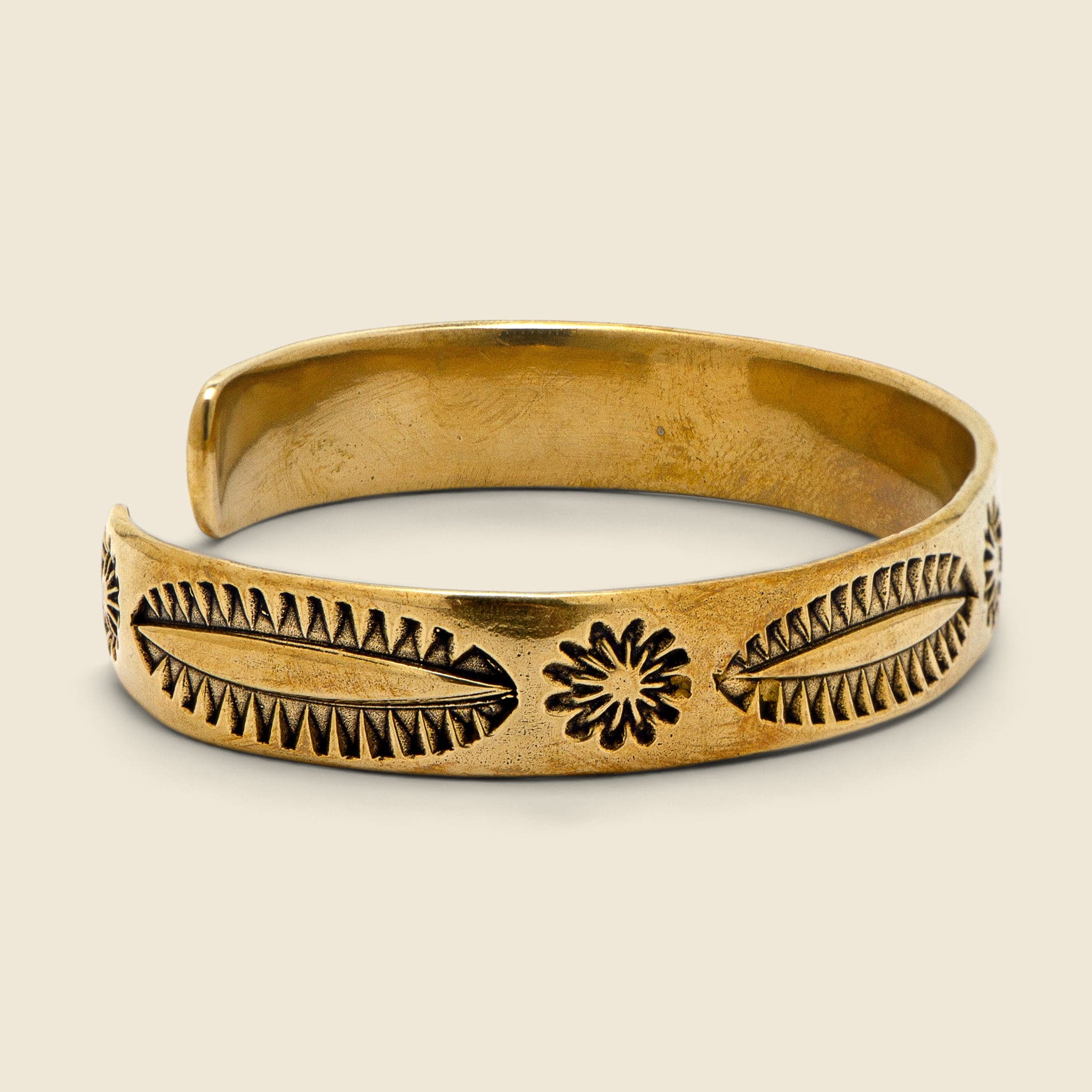 Santa Fe Cuff - Brass - LHN Jewelry - STAG Provisions - Accessories - Cuffs
