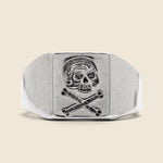 Skull Signet Ring - Silver - LHN Jewelry - STAG Provisions - Accessories - Rings