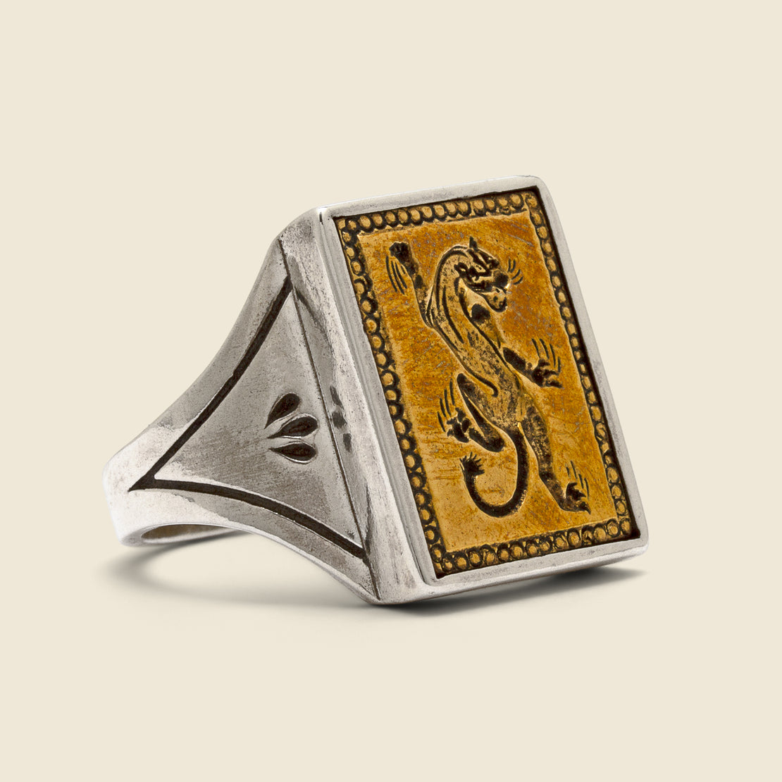 LHN Jewelry Panther Ring - Silver/Brass