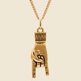 Hand Horn Necklace - Brass - LHN Jewelry - STAG Provisions - Accessories - Necklaces