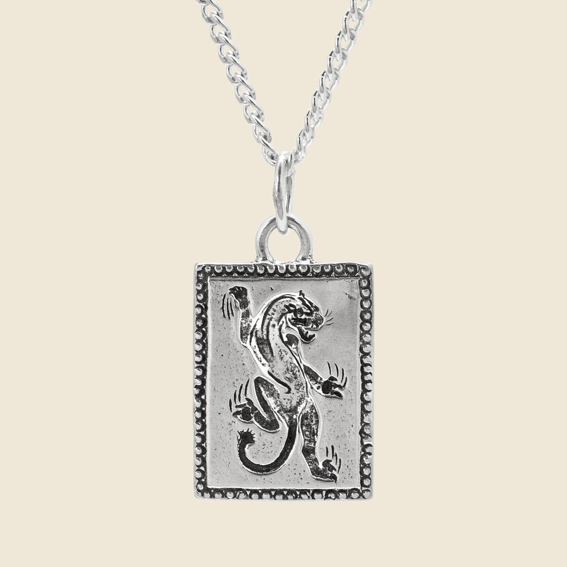 LHN Jewelry Panther Necklace - Silver