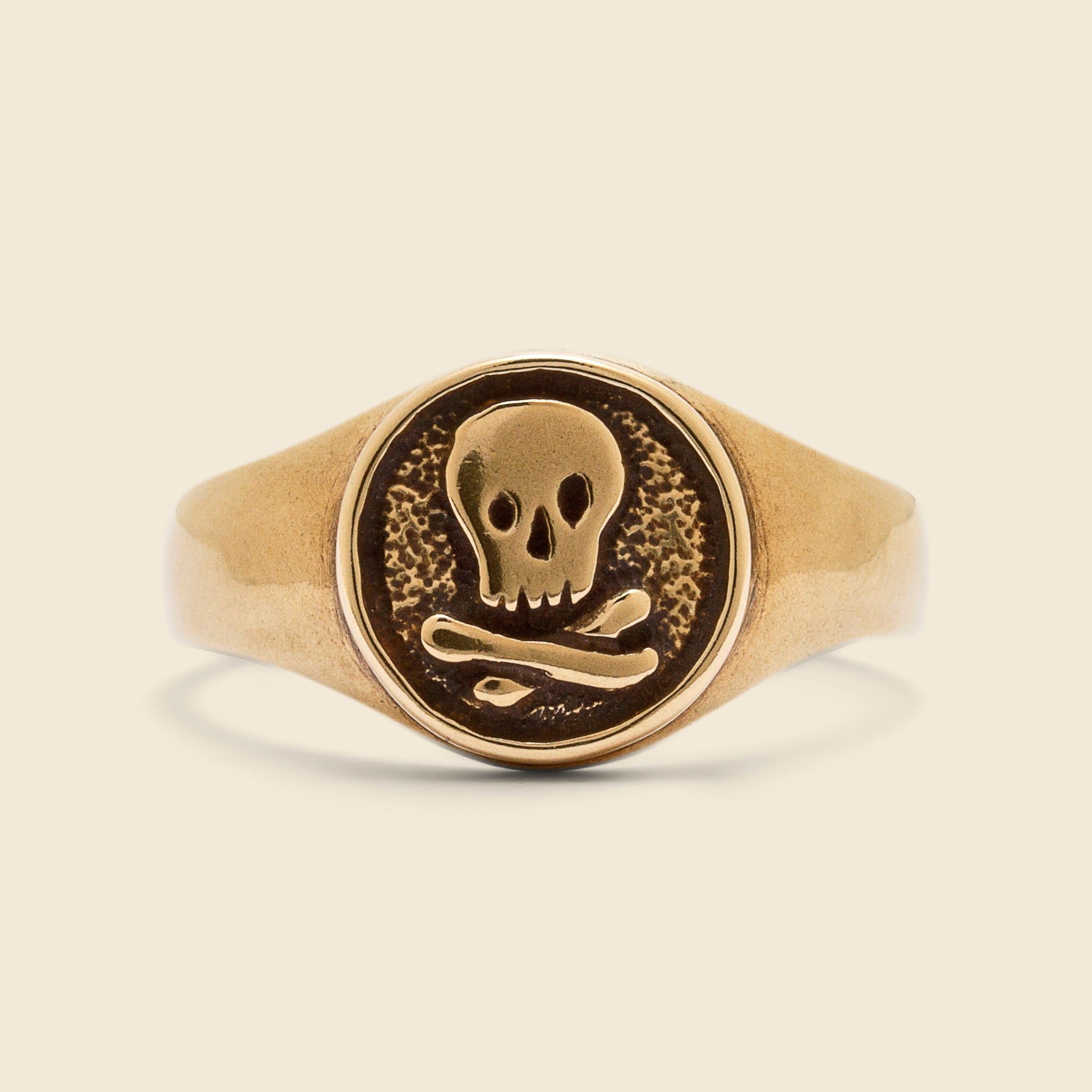 
                          Mini Skull Ring - Brass - LHN Jewelry - STAG Provisions - Accessories - Rings
                        