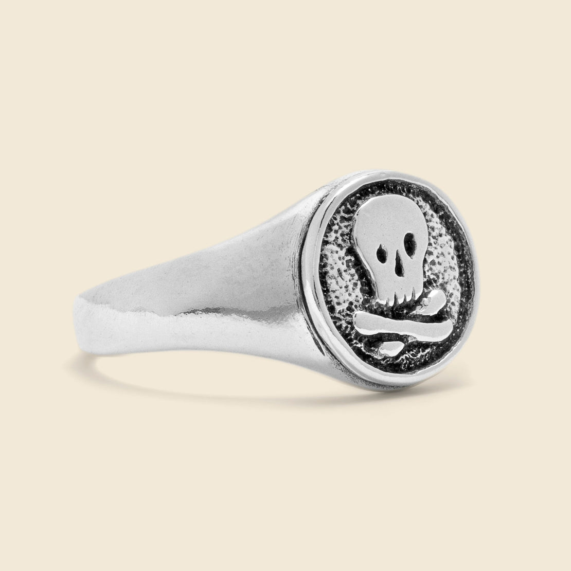 LHN Jewelry Mini Skull Ring - Silver