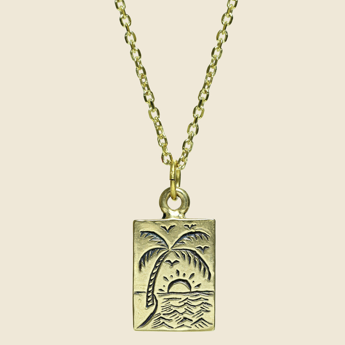 LHN Jewelry Paradise Necklace - Brass