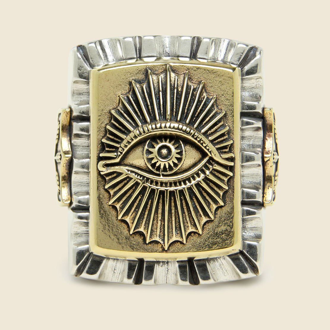 All Seeing Eye Souvenir Ring - Silver/Brass - LHN Jewelry - STAG Provisions - Accessories - Rings