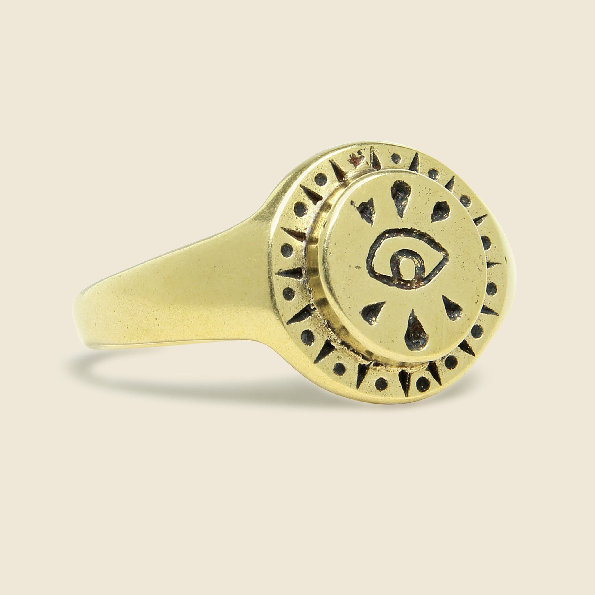 All Seeing Eye Ring - Brass - LHN Jewelry - STAG Provisions - Accessories - Rings