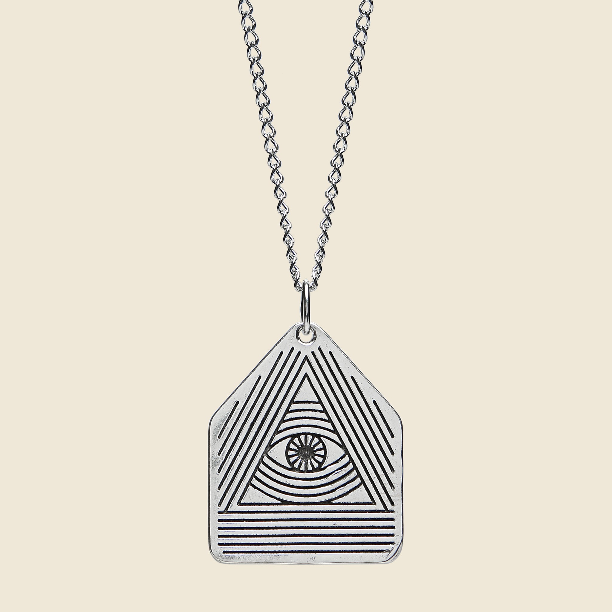 
                          LHN Jewelry All Seeing Eye Pendant - Silver
                        