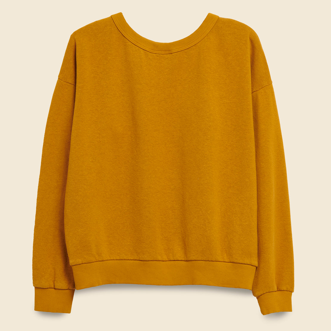 DAUGHTER Sweatshirt - Gold/Cream