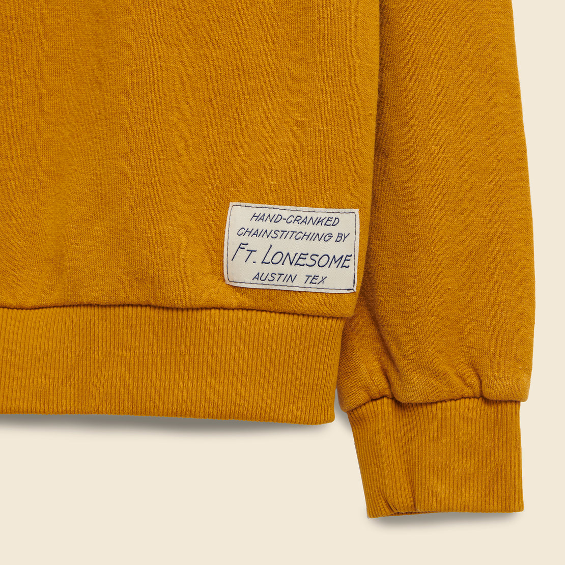DAUGHTER Sweatshirt - Gold/Cream - Fort Lonesome - STAG Provisions - W - Tops - L/S Fleece