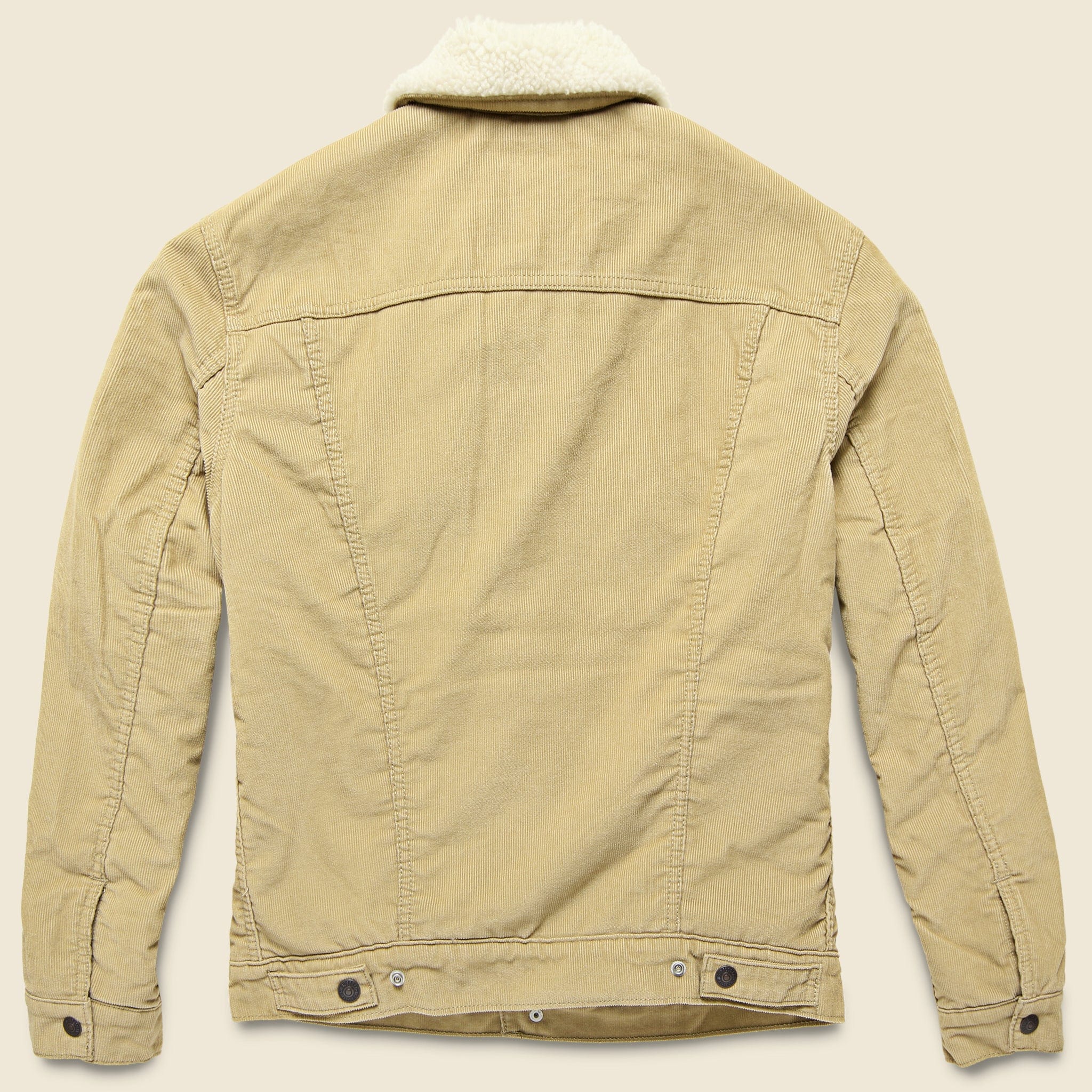 Sherpa Trucker Jacket - True Cord Chino - Levis Premium - STAG Provisions - Outerwear - Coat / Jacket