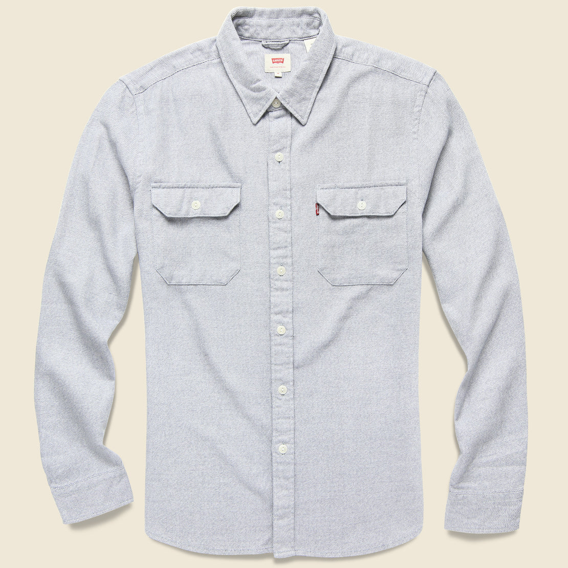Levis Premium Jackson Worker Shirt - Grizzly Graphite