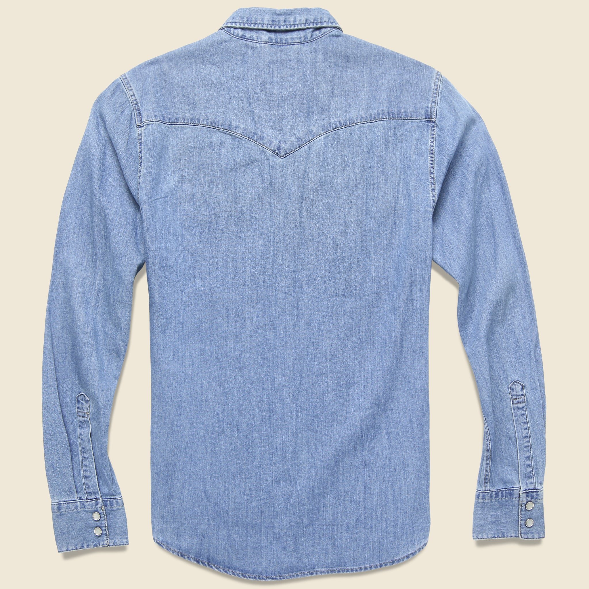 Barstow Denim Western Shirt - Red Cast Stone - Levis Premium - STAG Provisions - Tops - L/S Woven - Solid