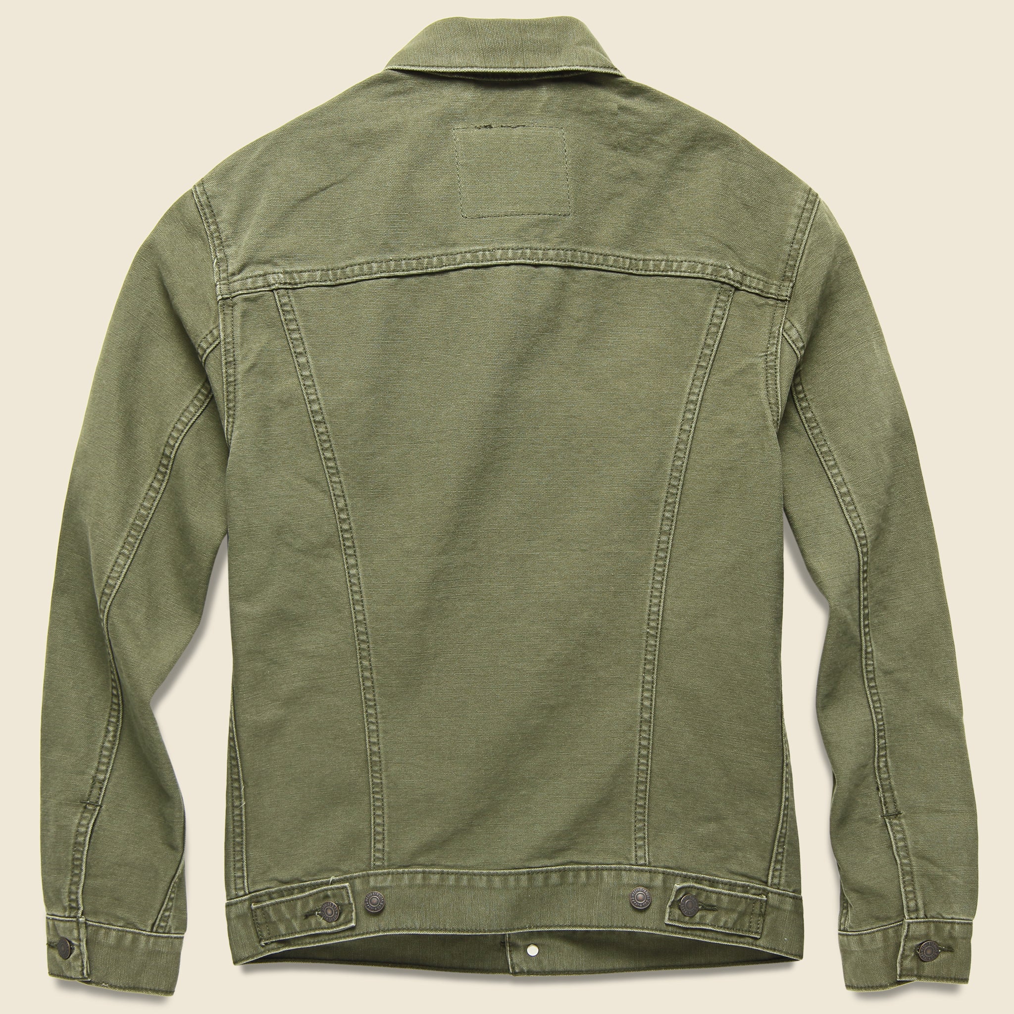 
                          Canvas Trucker Jacket - Olive Night - Levis Premium - STAG Provisions - Outerwear - Coat / Jacket
                        