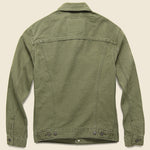 Canvas Trucker Jacket - Olive Night - Levis Premium - STAG Provisions - Outerwear - Coat / Jacket