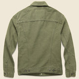 Canvas Trucker Jacket - Olive Night - Levis Premium - STAG Provisions - Outerwear - Coat / Jacket