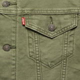 Canvas Trucker Jacket - Olive Night - Levis Premium - STAG Provisions - Outerwear - Coat / Jacket