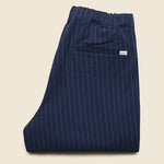 Pull-On Taper Trouser - Navy Pinstripe - Levis Premium - STAG Provisions - Pants - Twill