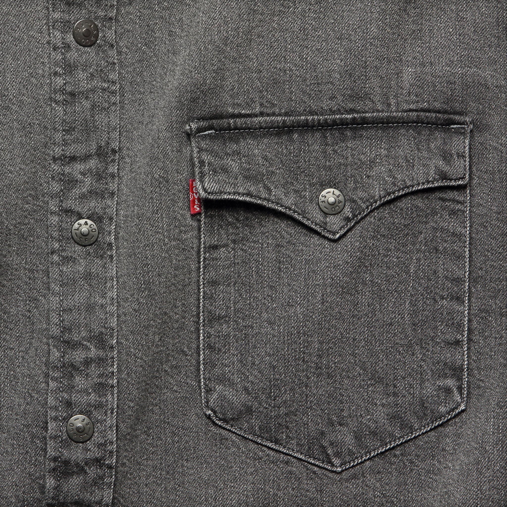 
                          Barstow Western Denim Shirt - Black Worn In - Levis Premium - STAG Provisions - Tops - L/S Woven - Solid
                        