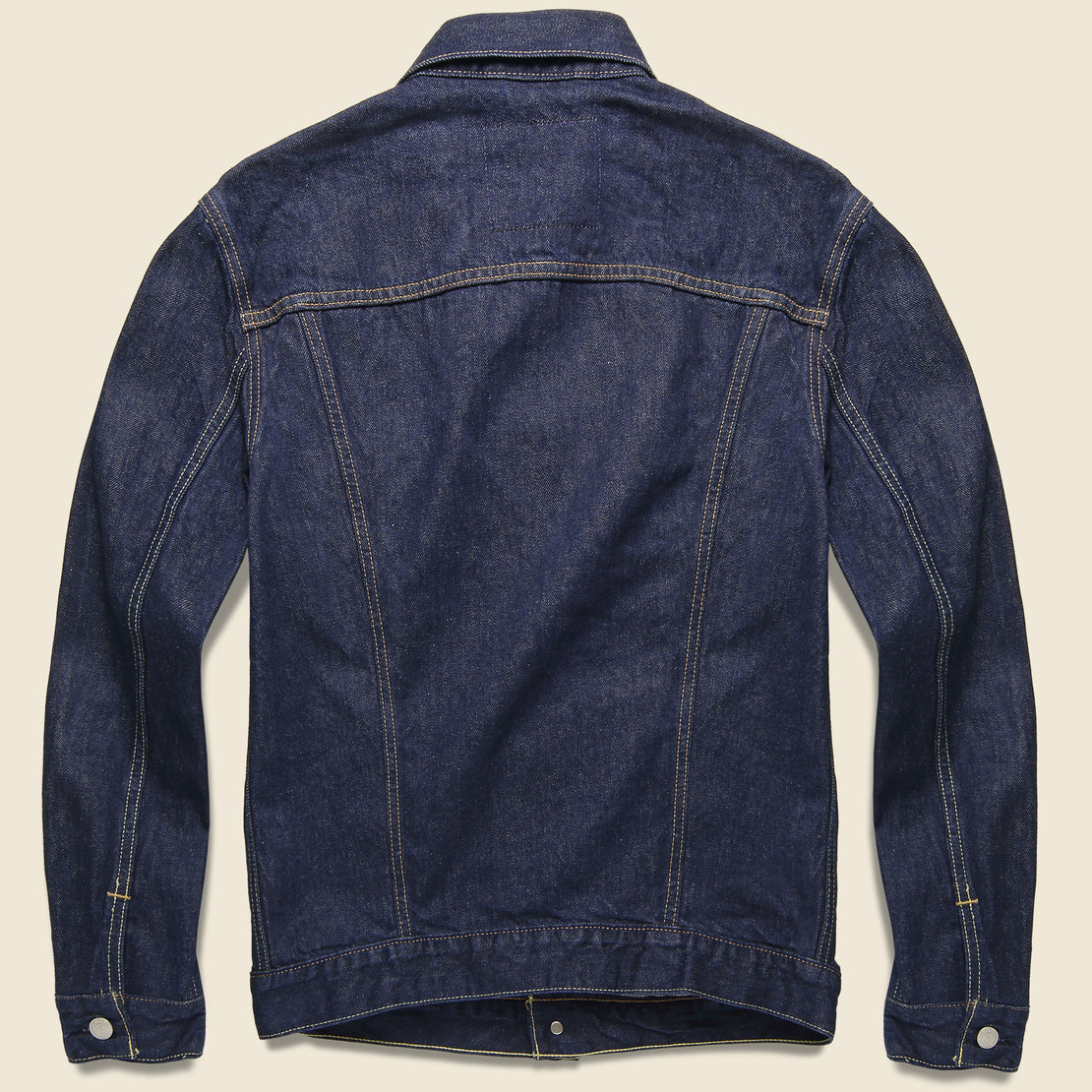 Wellthread Trucker Jacket - Indigo Rinse Hemp - Levis Premium - STAG Provisions - Outerwear - Coat / Jacket