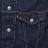 Wellthread Trucker Jacket - Indigo Rinse Hemp - Levis Premium - STAG Provisions - Outerwear - Coat / Jacket
