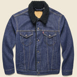 Type III Sherpa Trucker Jacket - Evening - Levis Premium - STAG Provisions - Outerwear - Coat / Jacket