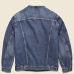 Type III Sherpa  Trucker Jacket - V Dark Sherpa - Levis Premium - STAG Provisions - Outerwear - Coat / Jacket