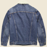 Type III Sherpa  Trucker Jacket - V Dark Sherpa - Levis Premium - STAG Provisions - Outerwear - Coat / Jacket