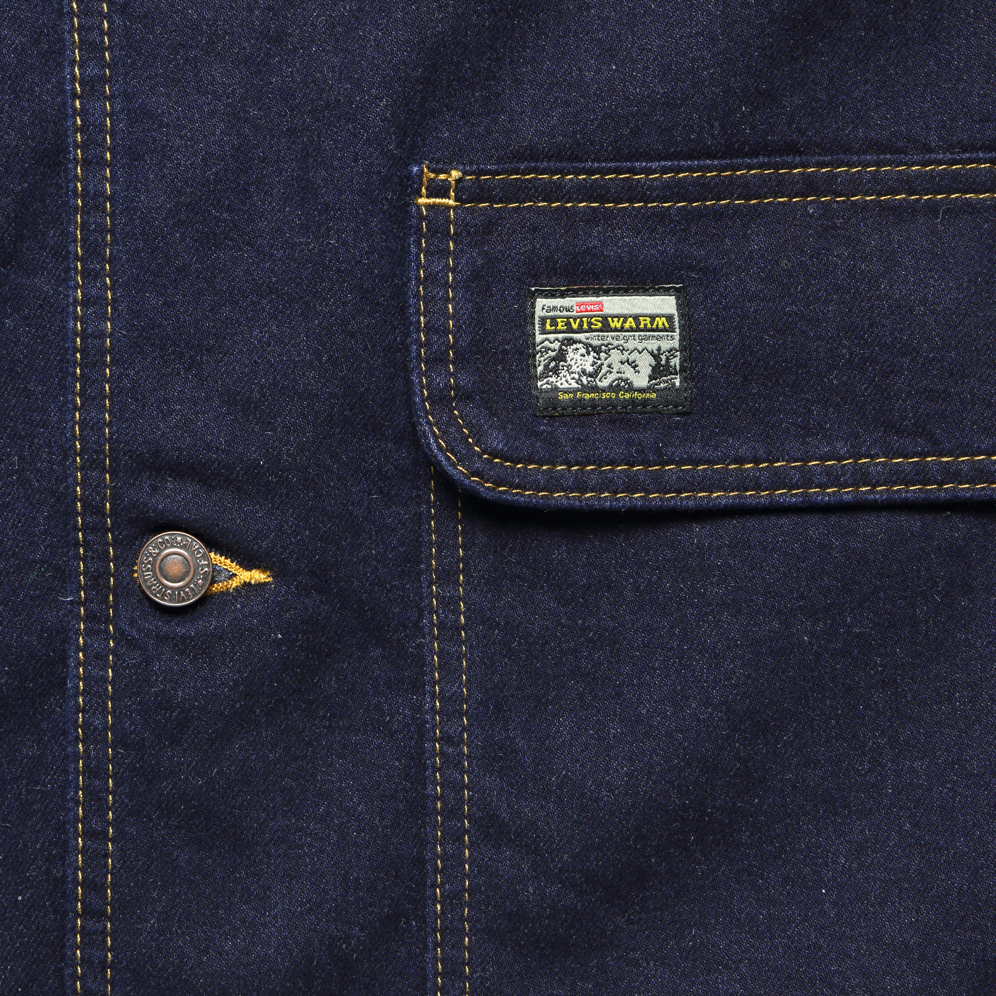 
                          Cypress Chore Coat - Dark Indigo Rinse - Levis Premium - STAG Provisions - Outerwear - Coat / Jacket
                        