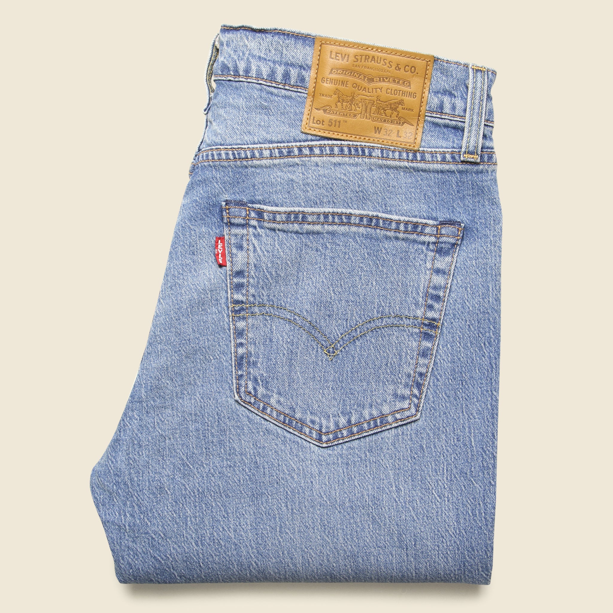 511 Slim Jean - Stone Horizon - Levis Premium - STAG Provisions - Pants - Denim
