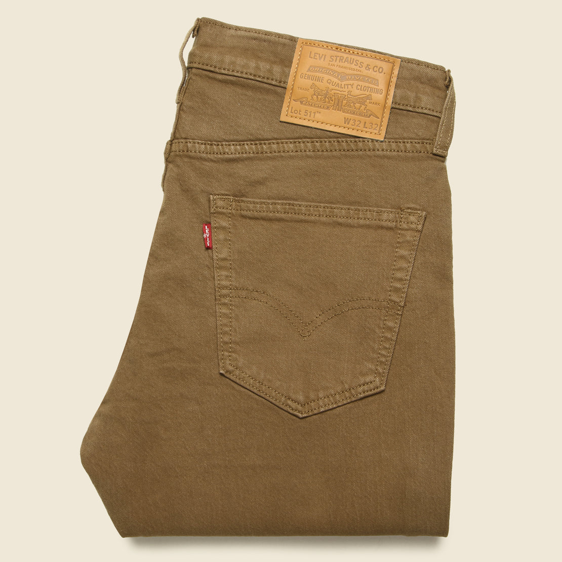 511 Slim Jean - Medium Brown - Levis Premium - STAG Provisions - Pants - Denim