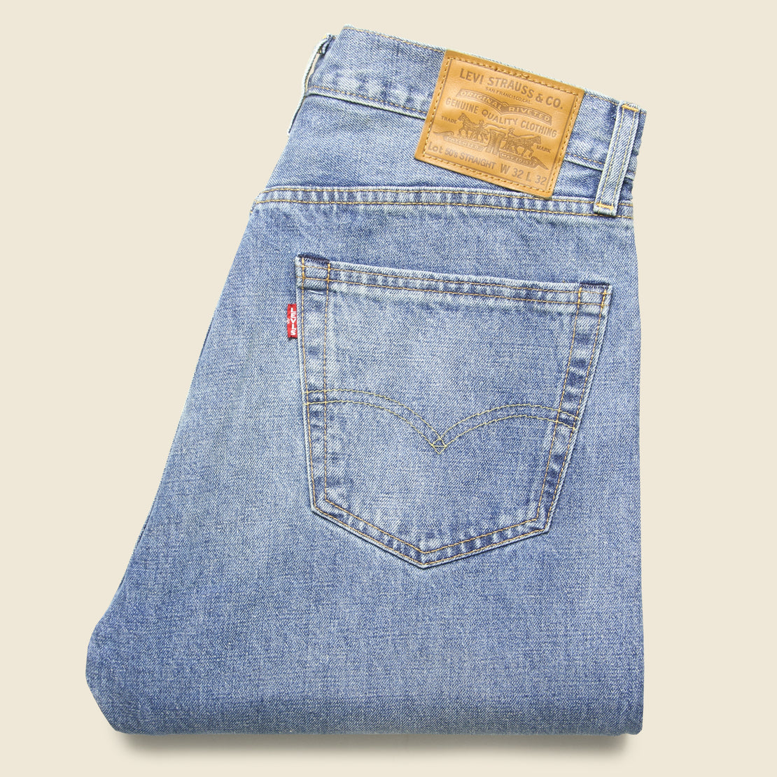 50's Straight Jean - Medium Indigo - Levis Premium - STAG Provisions - Pants - Denim