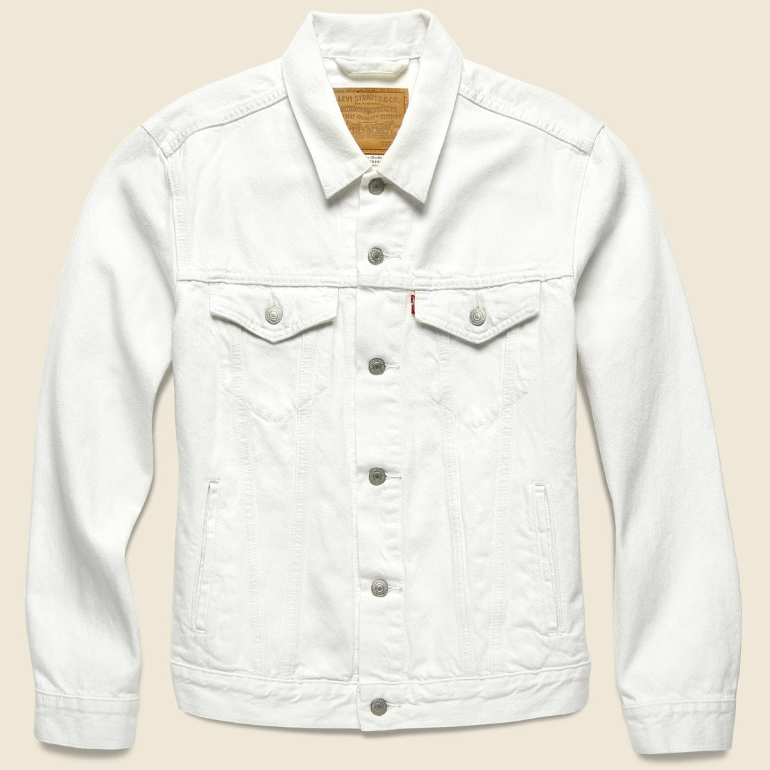 Levis Premium Trucker Jacket - White Out