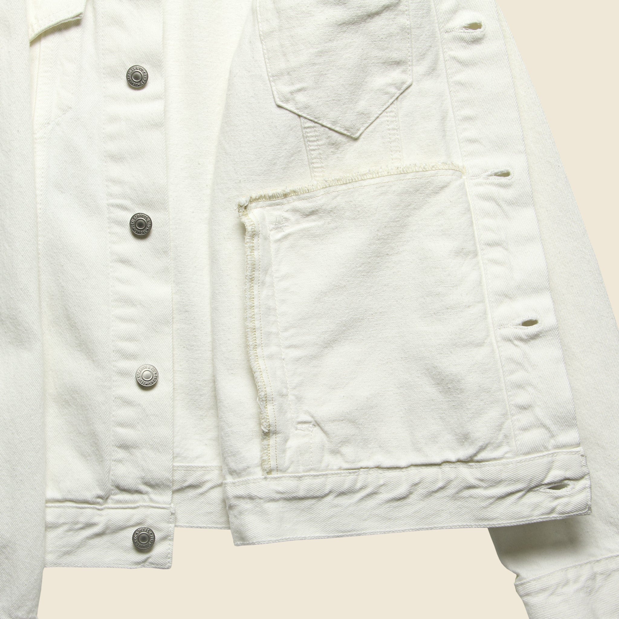 
                          Trucker Jacket - White Out - Levis Premium - STAG Provisions - Outerwear - Coat / Jacket
                        