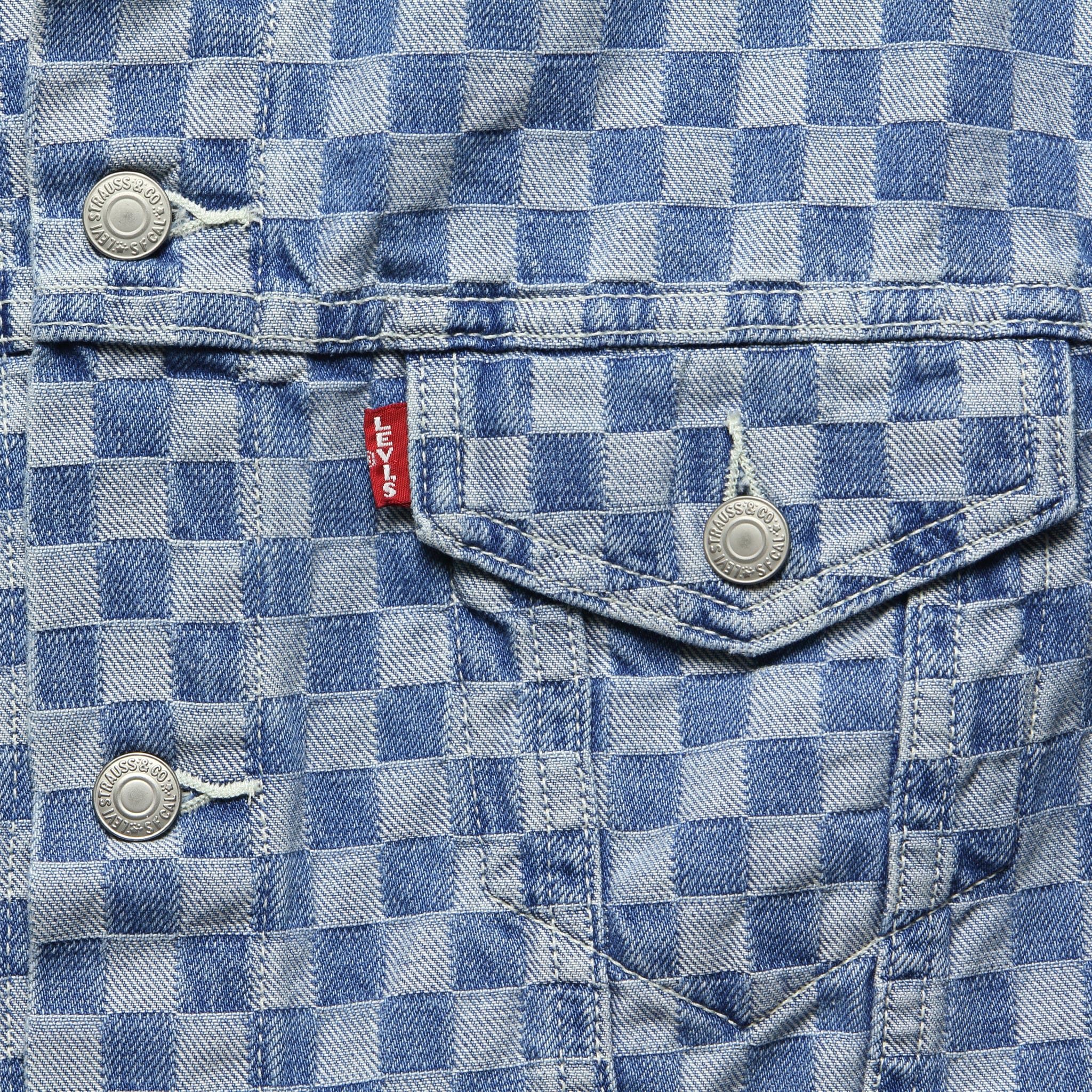 Levis checkmate denim jacket hotsell