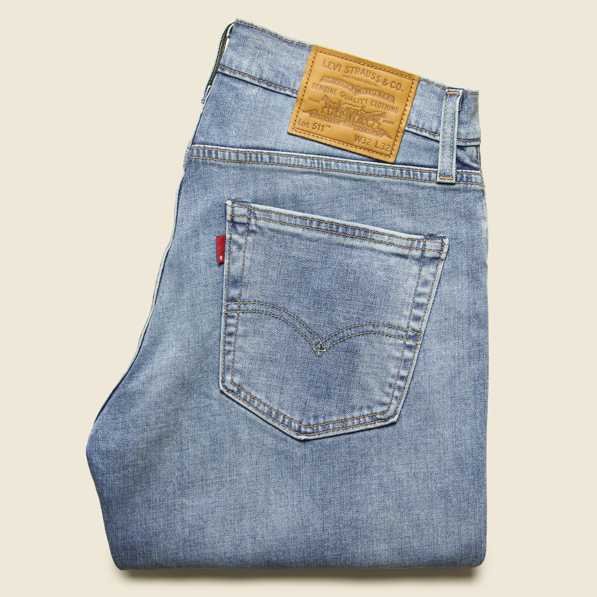 511 Slim Fit Jean - Aegean - Levis Premium - STAG Provisions - Pants - Denim