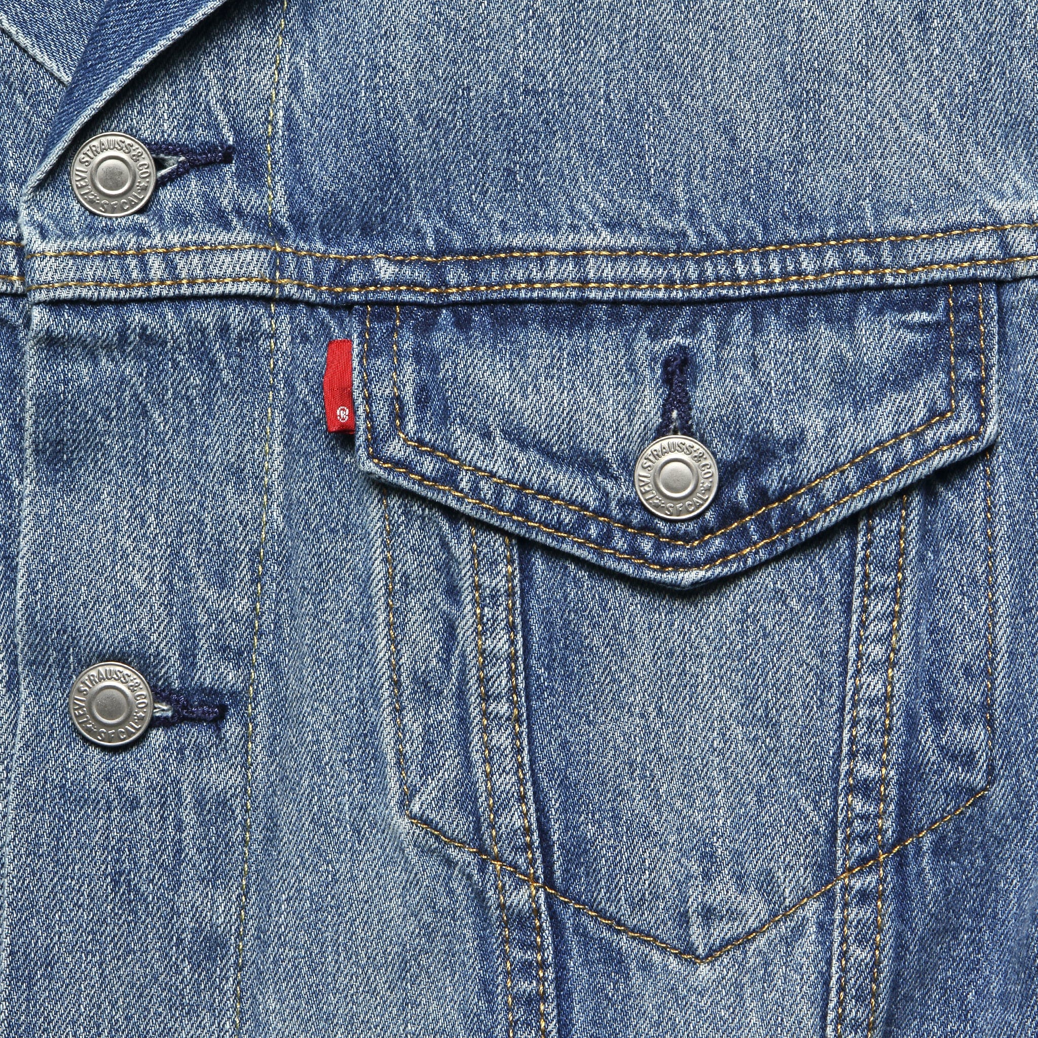 Levi's killebrew denim deals trucker jacket