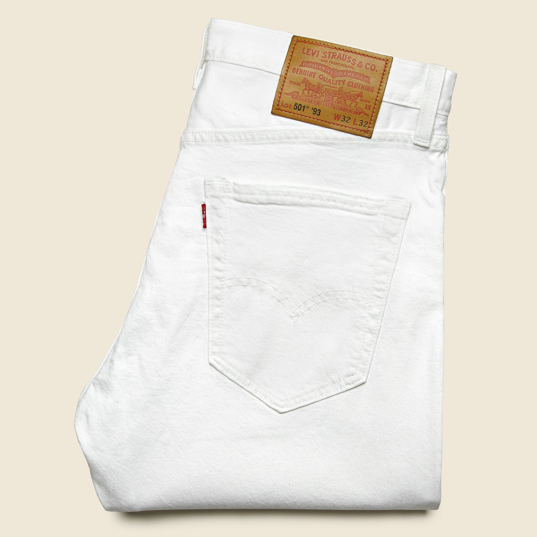 501 '93 Jean - Eggshell - Levis Premium - STAG Provisions - Pants - Denim