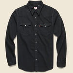 Barstow Western Shirt - Marble Black Denim - Levis Premium - STAG Provisions - Tops - L/S Woven - Solid