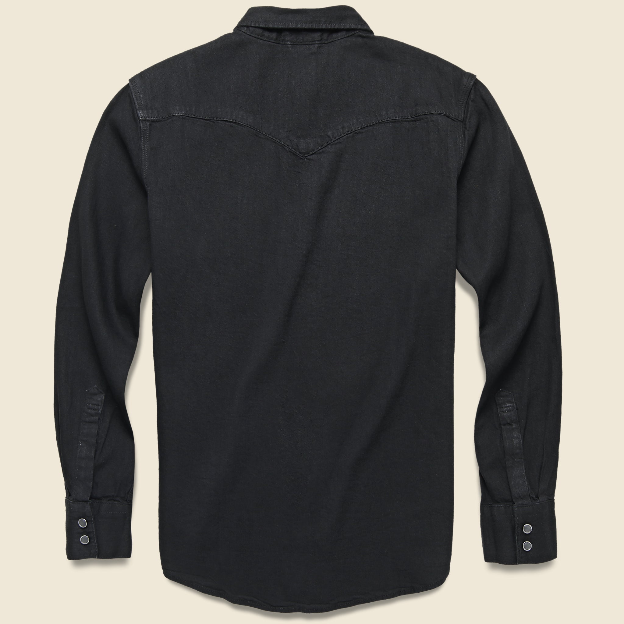 Barstow Western Shirt - Marble Black Denim - Levis Premium - STAG Provisions - Tops - L/S Woven - Solid